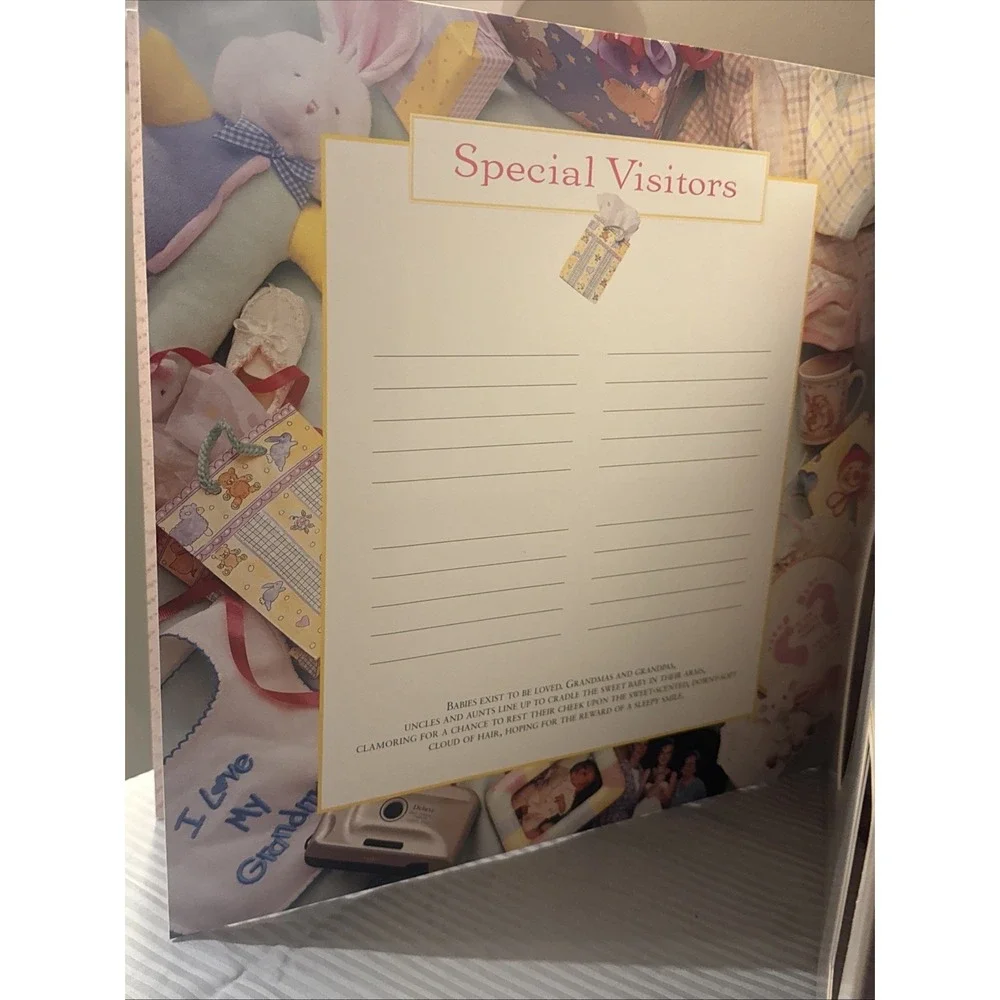Baby Book Treasured Moments 1st Years Memories Photo Keepsake 2001 Photo Album